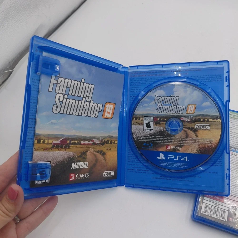 PS4 Video Game FARMING SIMULATOR 19 & 17 Gaming Playstation 4 Lot